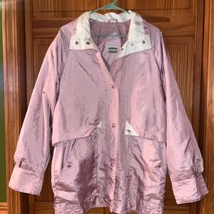 Vintage Light Pink Women's Windbreaker Jacket - Separate issue